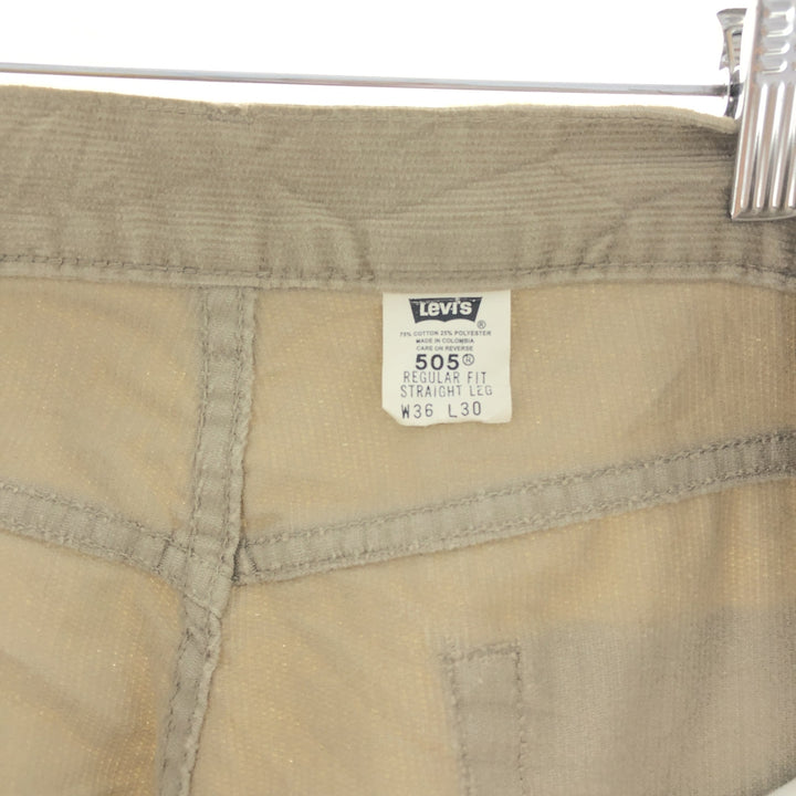 00'S Levi's 505 REGULAR FIT STRAIGHT LEG Corduroy Pants Men's W36 equivalent / eaa390801