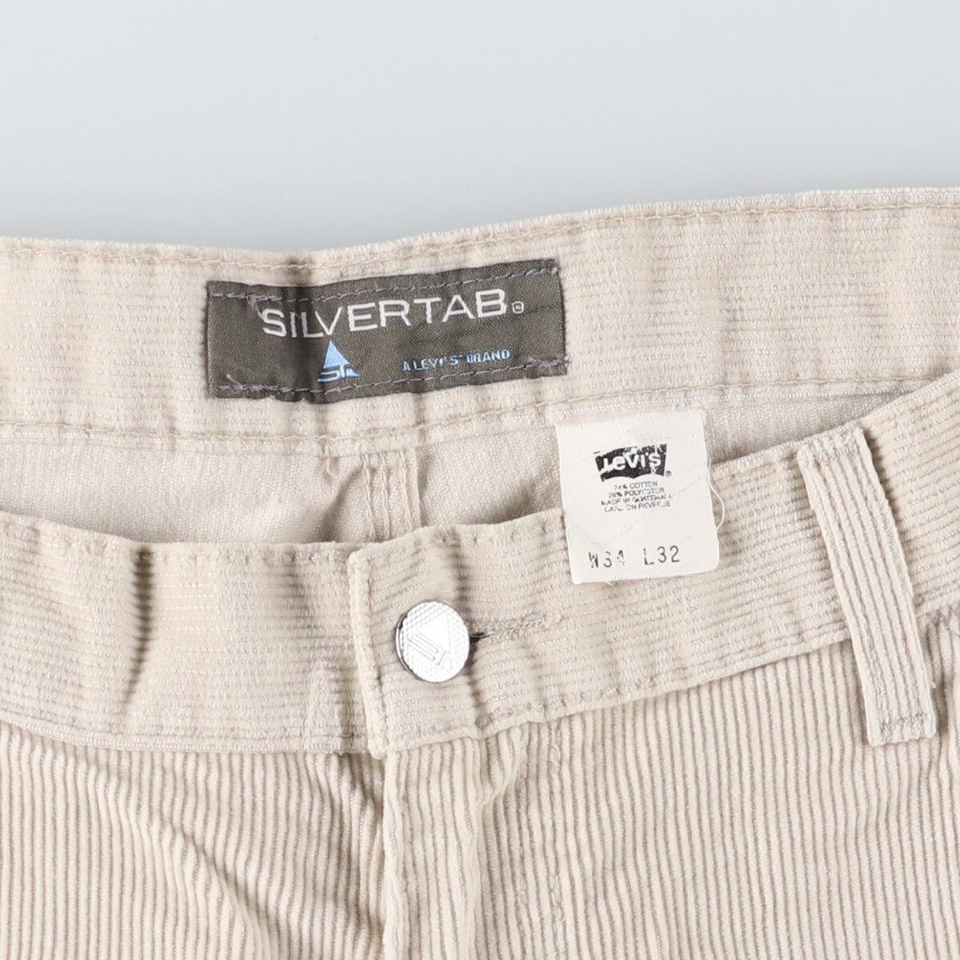 00'S Levi's SILVER TAB Silver Tab Painter Pants Corduroy Pants Men's W36 equivalent / eaa390810