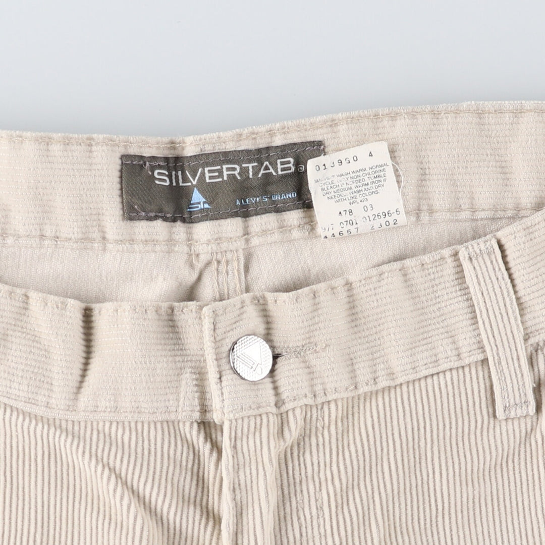 00'S Levi's SILVER TAB Silver Tab Painter Pants Corduroy Pants Men's W36 equivalent / eaa390810