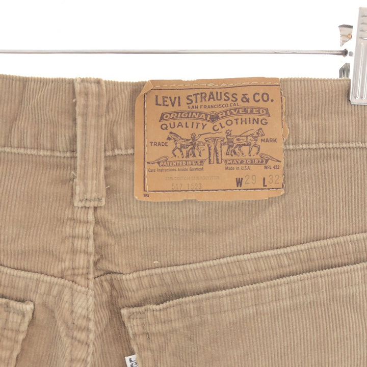 80'S Levi's 517 Bootcut Corduroy Pants Made in USA Men's W30 Vintage /eaa390823
