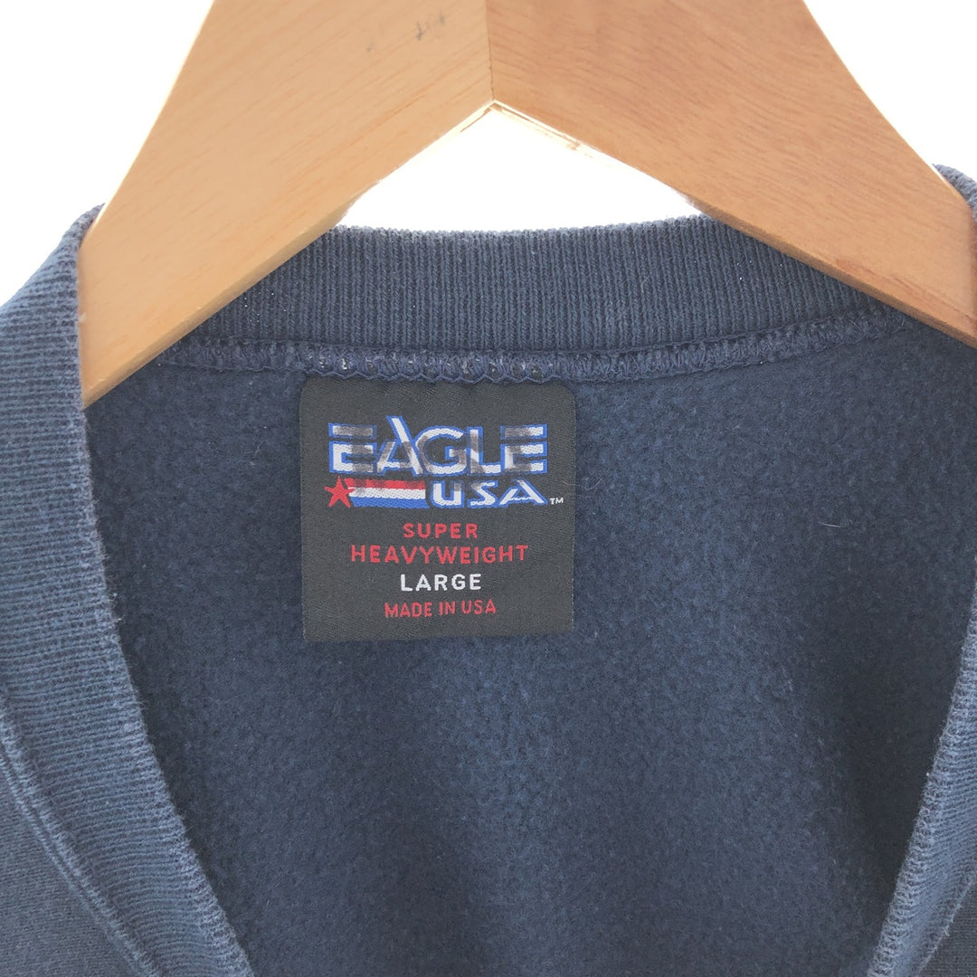 EAGLE USA WAYNE J. GRIFFIN ELECTRIC, INC. Reverse Weave Advertising Sweatshirt, Made in USA, Men's L /eaa391183