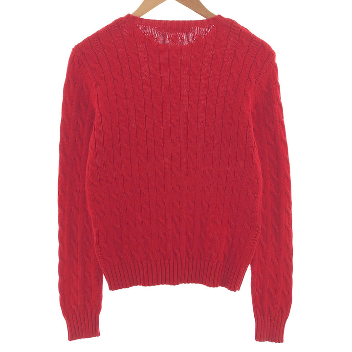 Ralph Lauren RALPH LAUREN Cable knit cotton sweater Women's M /eaa391215