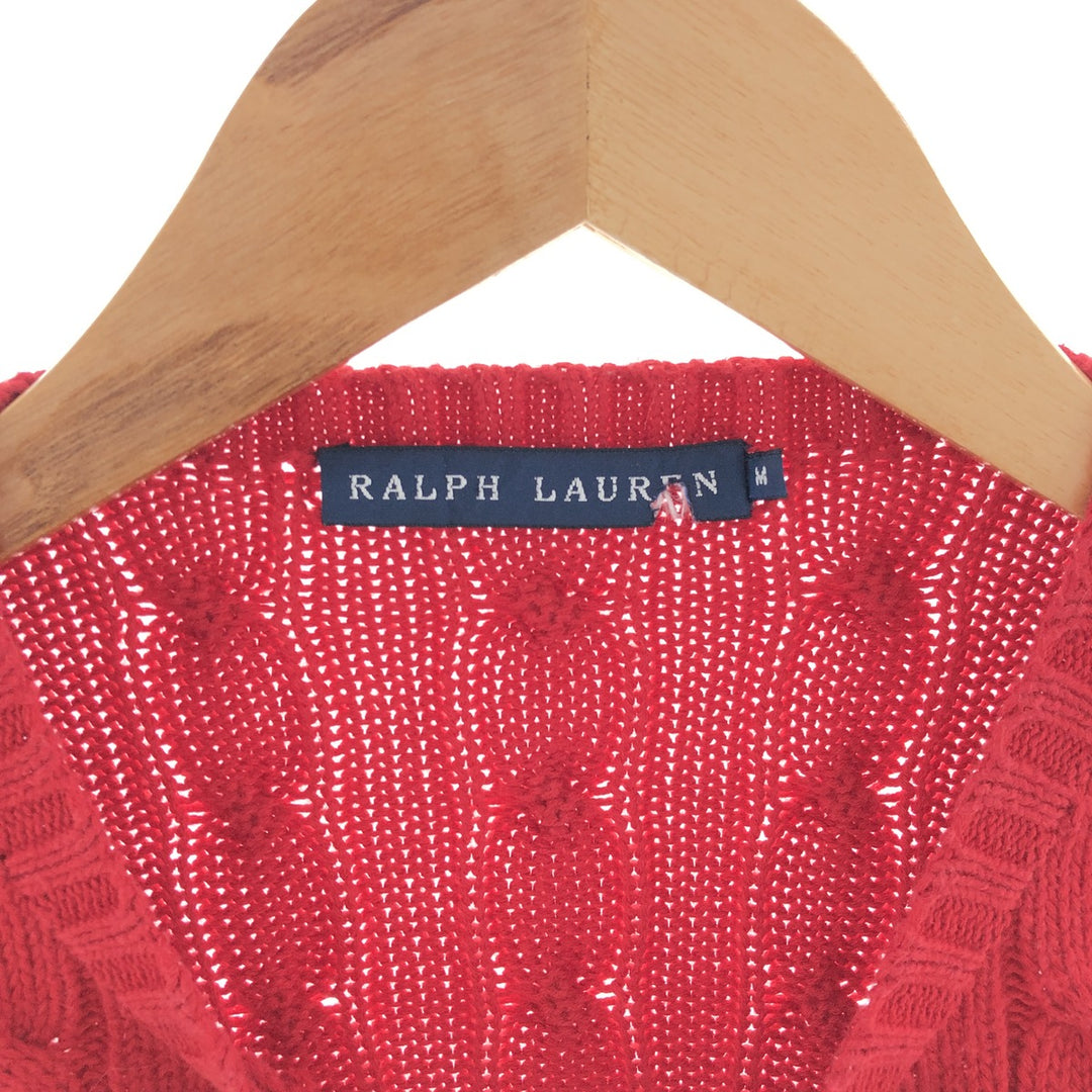 Ralph Lauren RALPH LAUREN Cable knit cotton sweater Women's M /eaa391215