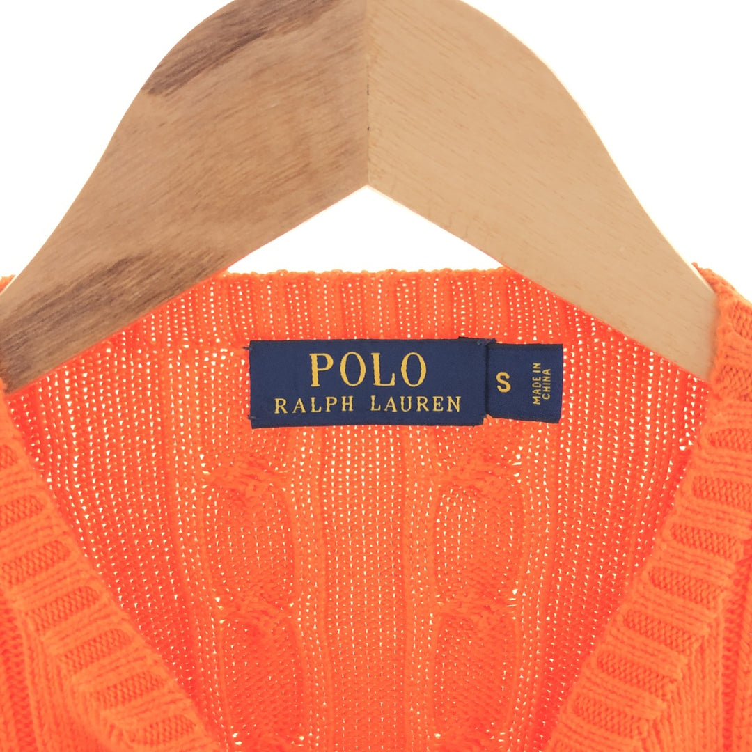 Ralph Lauren POLO RALPH LAUREN Cable knit cotton sweater Women's S /eaa391216