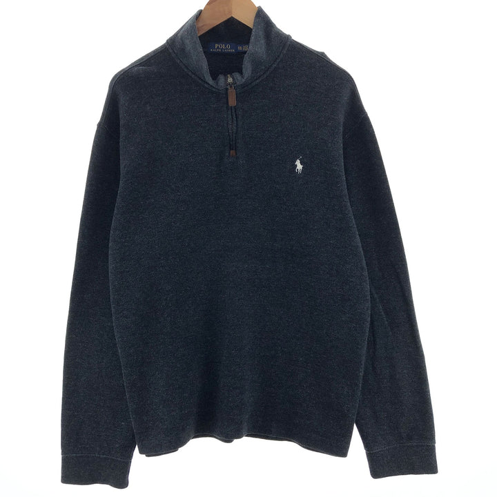 POLO RALPH LAUREN Half-Zip Sweatshirt, Men's XXL /eaa391233