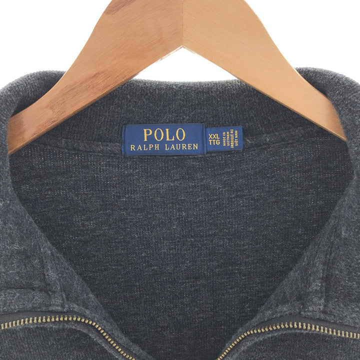 POLO RALPH LAUREN Half-Zip Sweatshirt, Men's XXL /eaa391233