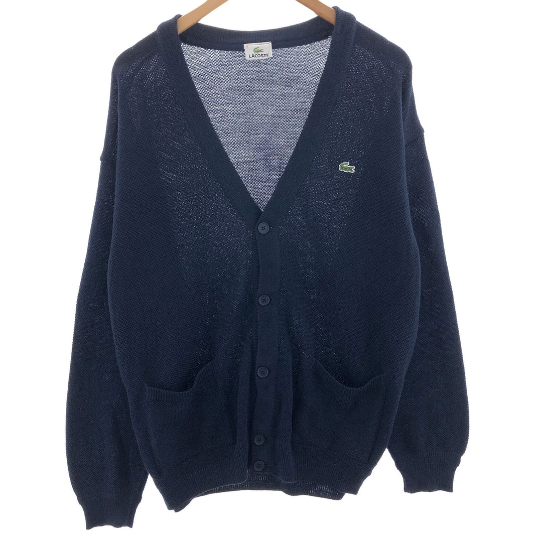 00'S Lacoste Wool Knit Cardigan Size 6 Men's XL /eaa391259