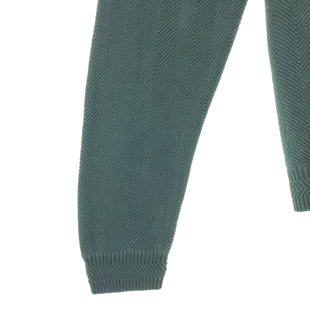 90'S Ralph Lauren CHAPS Herringbone Cotton Knit Sweater Men's Size L Vintage /eaa391278