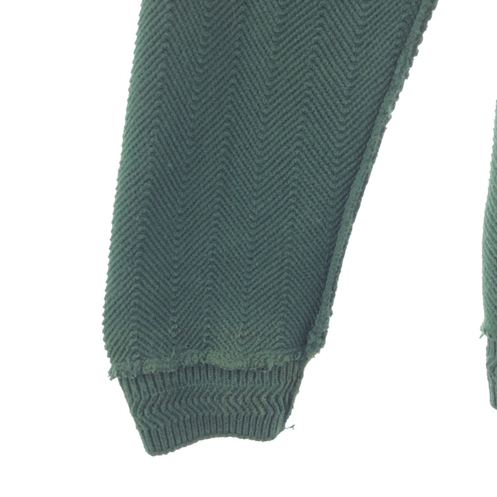 90'S Ralph Lauren CHAPS Herringbone Cotton Knit Sweater Men's Size L Vintage /eaa391278