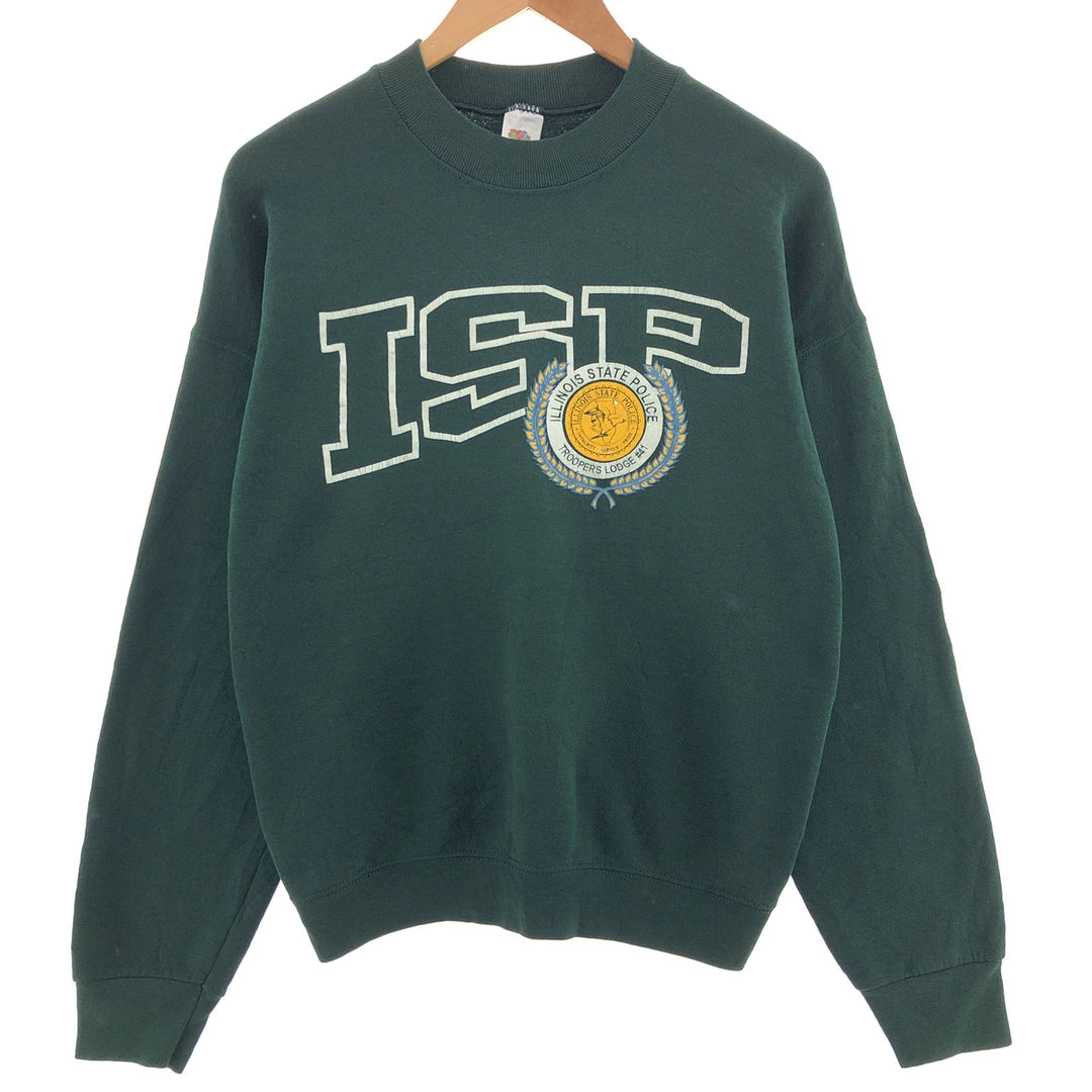 90'S Fruit of the Loom printed sweatshirt, made in the USA, men's L, vintage /eaa391302