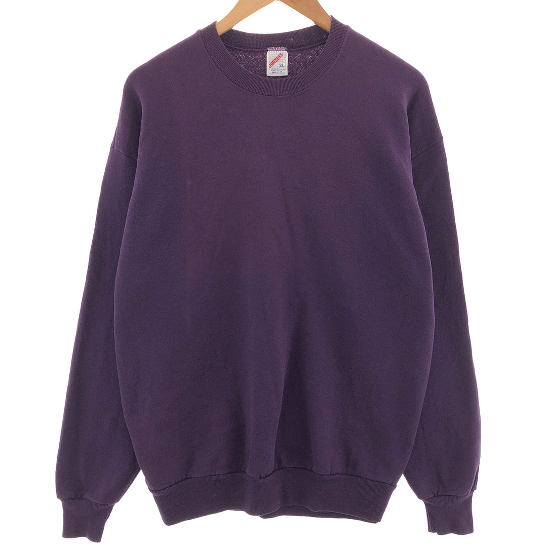 90'S Jerzees Plain Blank Sweatshirt Trainer Made in USA Men's XL Vintage /eaa391324