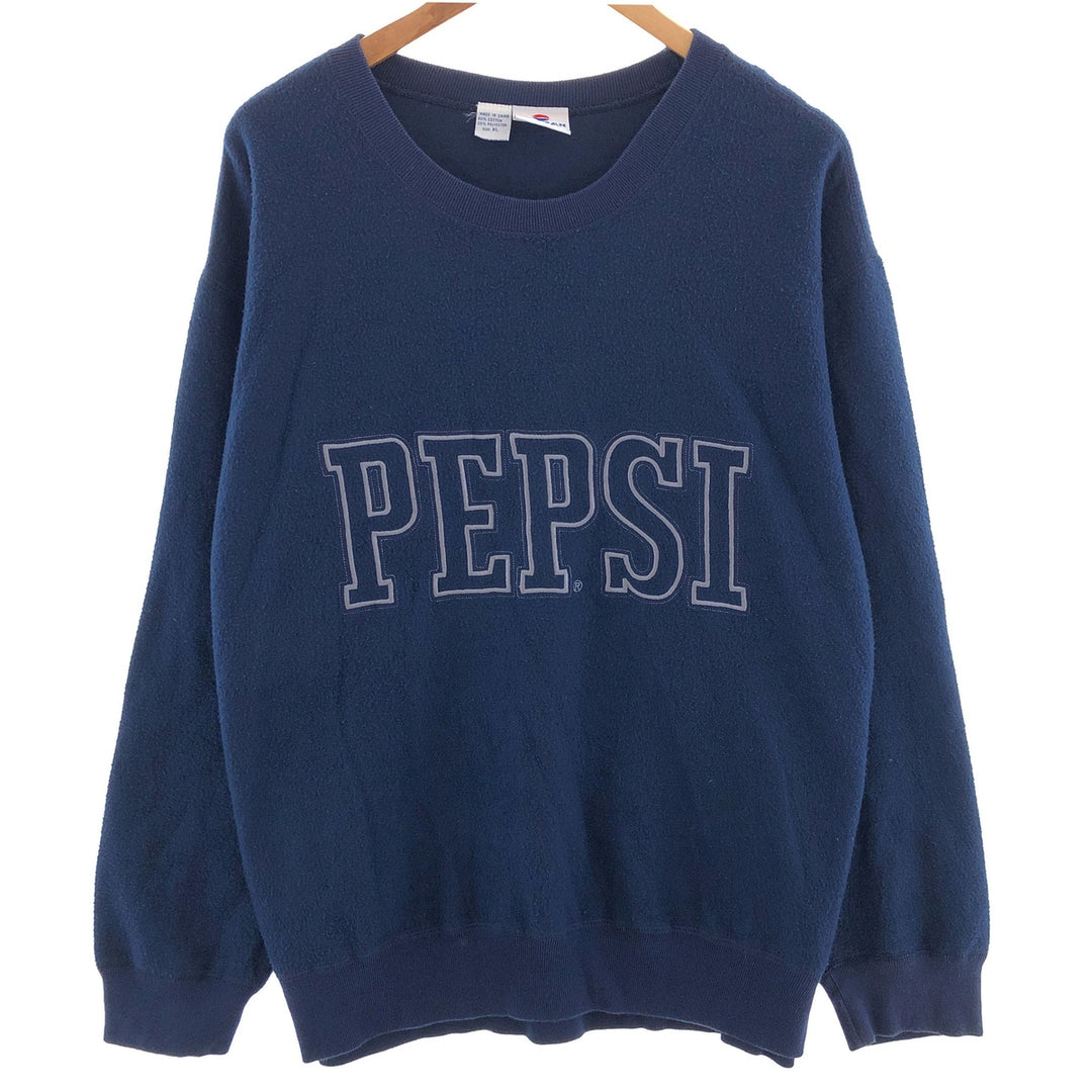 90'S NOTHING ELSE IS A PEPSI Pepsi fleece sweatshirt, sweatshirt, men's XL, vintage /eaa391336