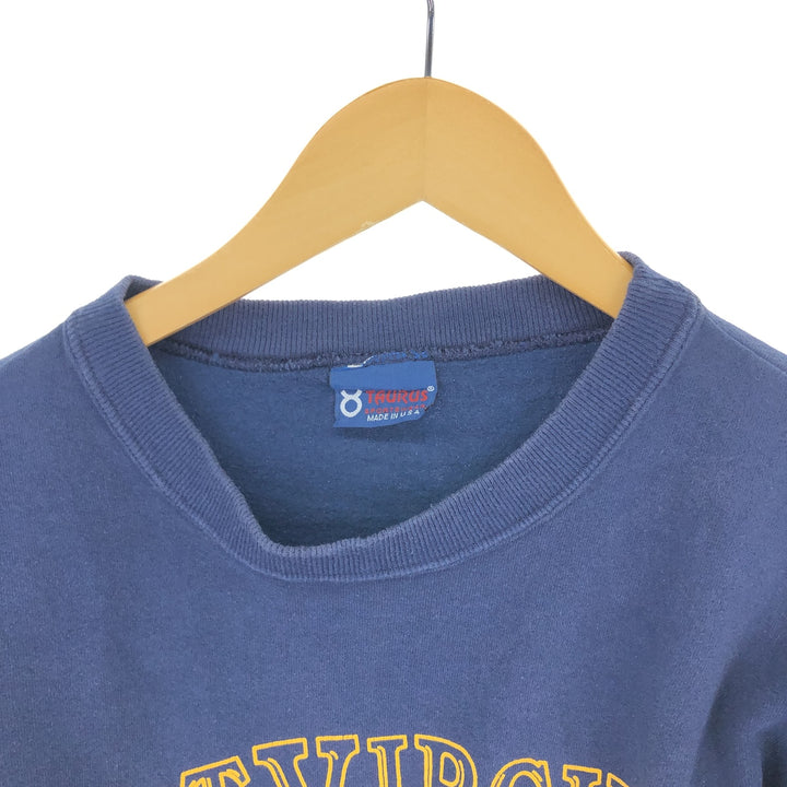 90'S TAURUS college sweatshirt, made in USA, men's size M, vintage /eaa391339