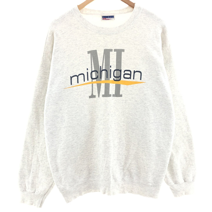 90'S Hanes MICHIGAN University of Michigan college sweatshirt, men's XL vintage /eaa391344