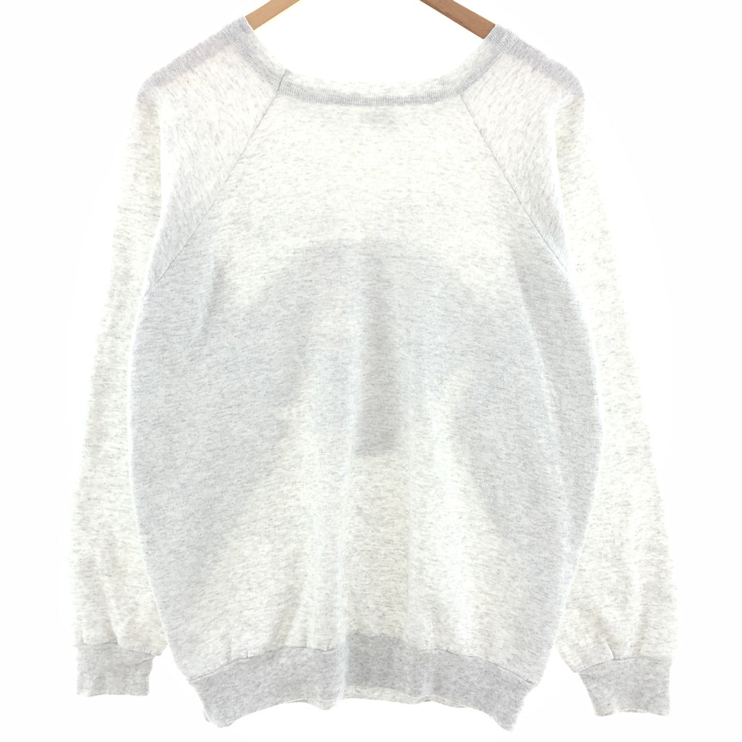 90'S Vintage 70'S West Dog Print Animal Sweatshirt, Made in USA, Men's XL polyester gray type Vintage Second Hand