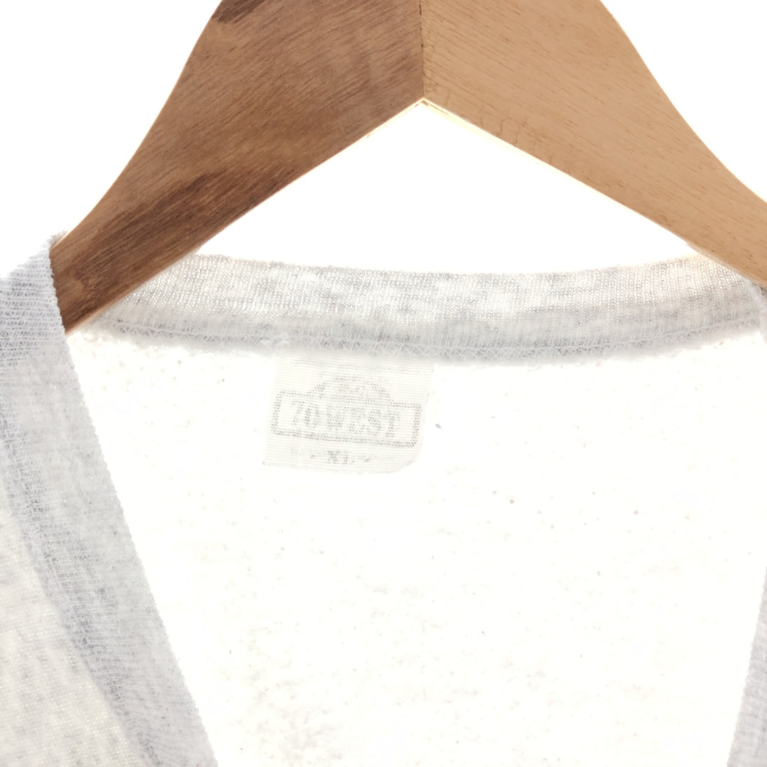 90'S Vintage 70'S West Dog Print Animal Sweatshirt, Made in USA, Men's XL polyester gray type Vintage Second Hand