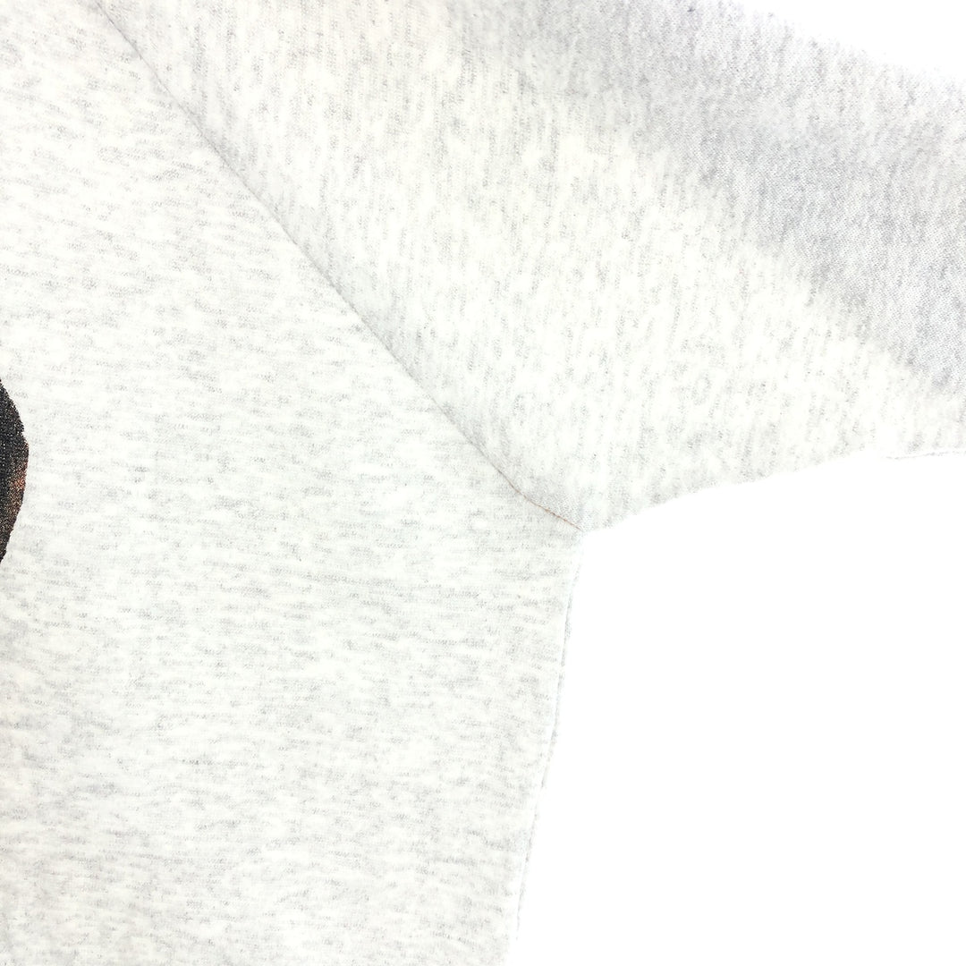 90'S Vintage 70'S West Dog Print Animal Sweatshirt, Made in USA, Men's XL polyester gray type Vintage Second Hand