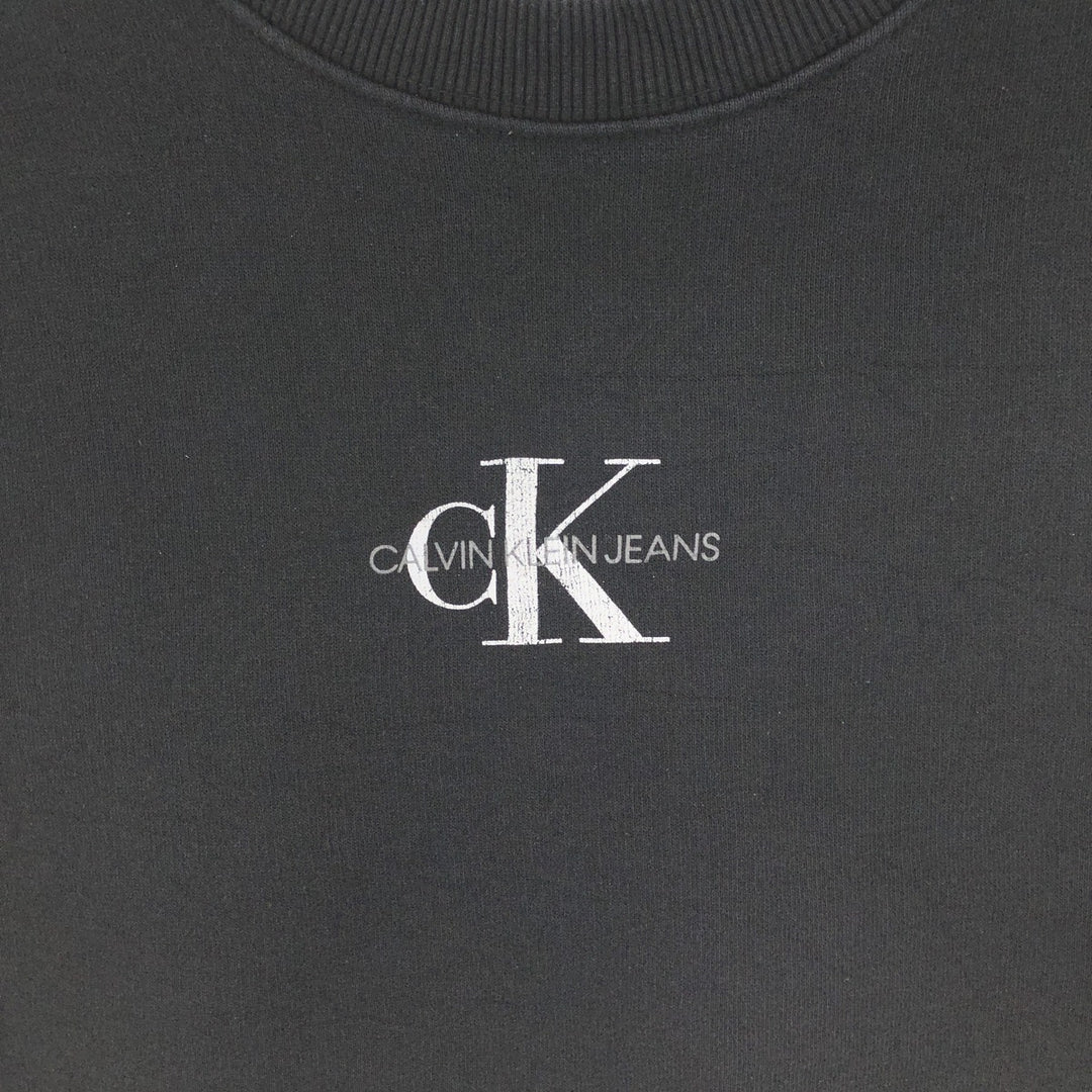 Calvin Klein JEANS Logo Sweatshirt Trainer Men's L /eaa391354