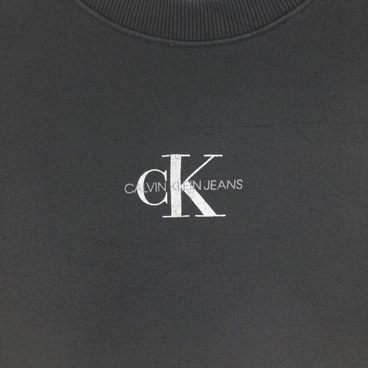 Calvin Klein JEANS Logo Sweatshirt Trainer Men's L /eaa391354