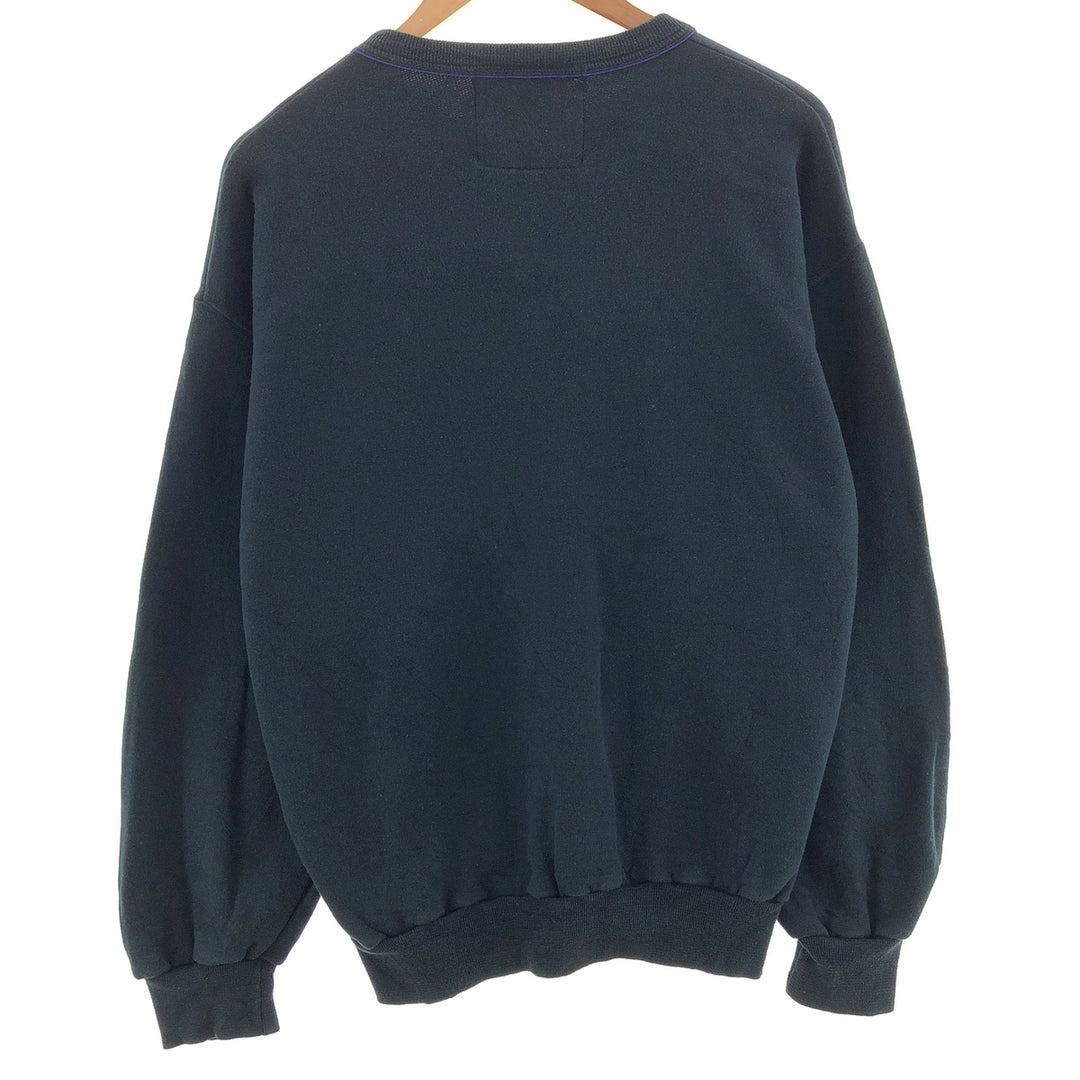 90'S Kappa One Point Logo Sweatshirt Trainer Made in Italy Men's L Vintage /eaa391356