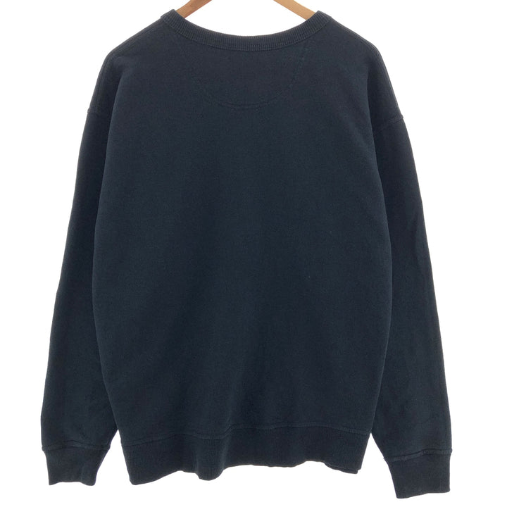 Champion Authentic One Point Logo Sweatshirt, Men's XL cotton black type Vintage Second Hand