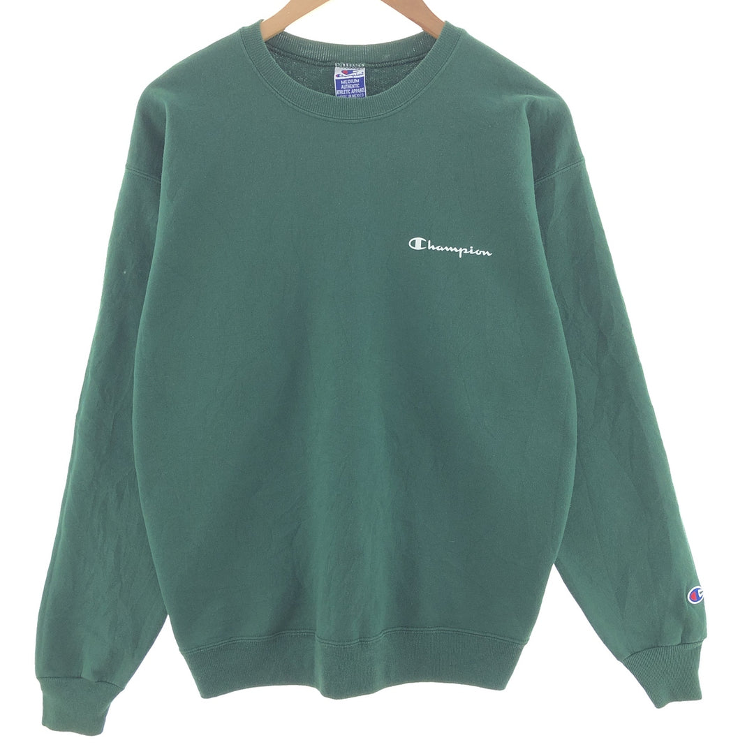 90'S Champion Authentic One Point Logo Sweatshirt Trainer Men's M Vintage /eaa391392