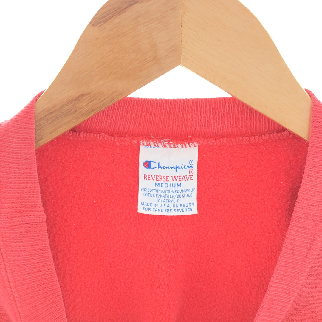90'S Champion Reverse Weave Embroidered Tag One Point Logo Sweatshirt Trainer Made in USA Men's M /eaa391395