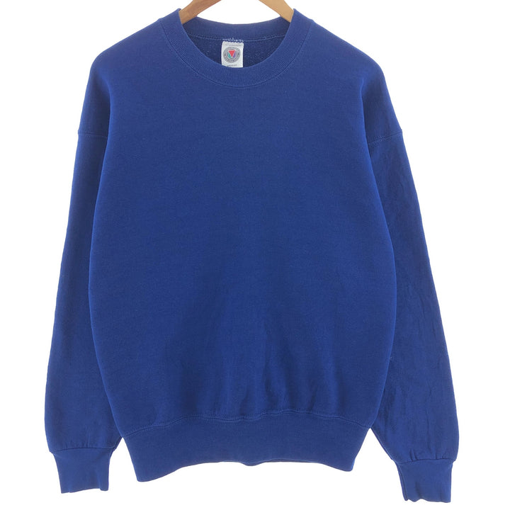 90'S MUNSINGWEAR Plain Blank Sweatshirt Trainer Made in USA Men's L Vintage /eaa391403