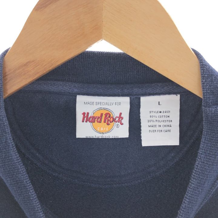 Hard Rock Cafe HARD ROCK CAFE HONOLULU Advertising Sweatshirt Trainer Men's L size / eaa391405