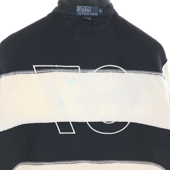 Ralph Lauren POLO by Ralph Lauren Striped Pattern Long Sleeve Rugby Shirt Men's M / eaa391419