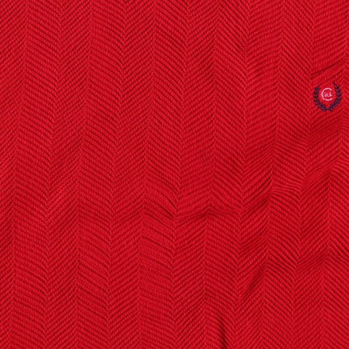 90'S Ralph Lauren CHAPS Herringbone Cotton Knit Sweater Men's Size L Vintage /eaa391423