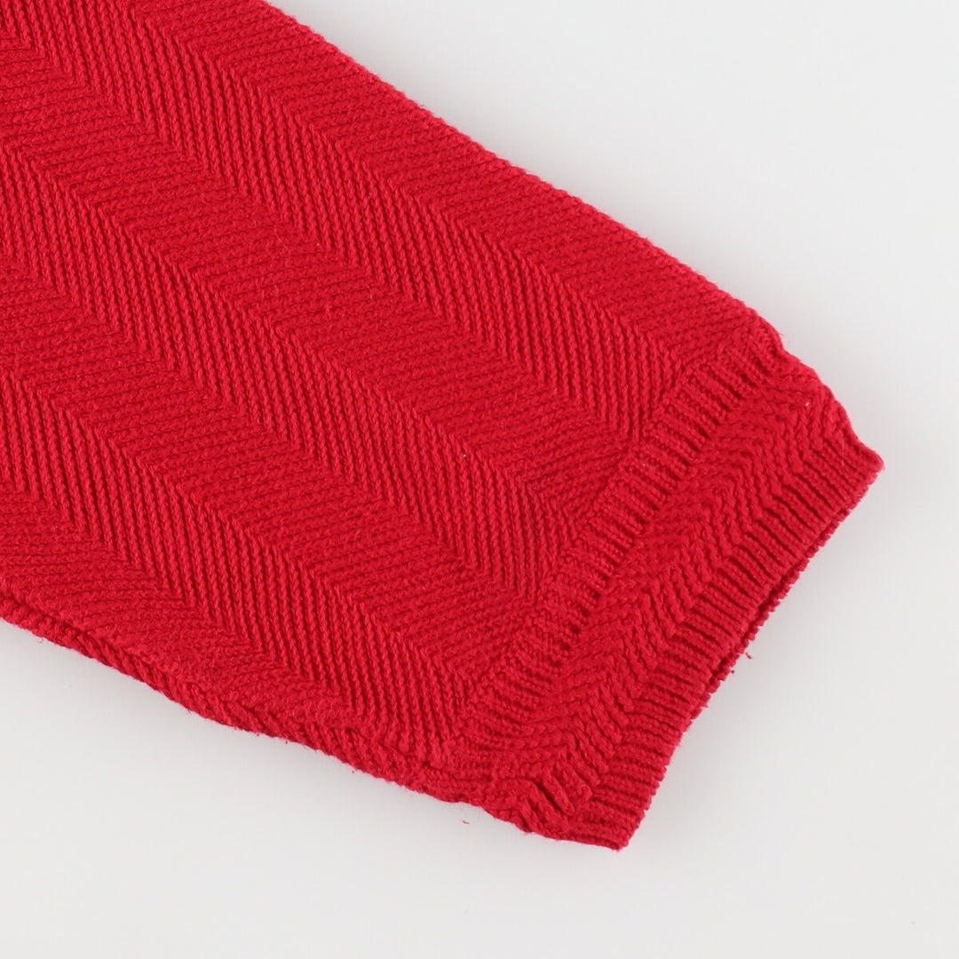 90'S Ralph Lauren CHAPS Herringbone Cotton Knit Sweater Men's Size L Vintage /eaa391423