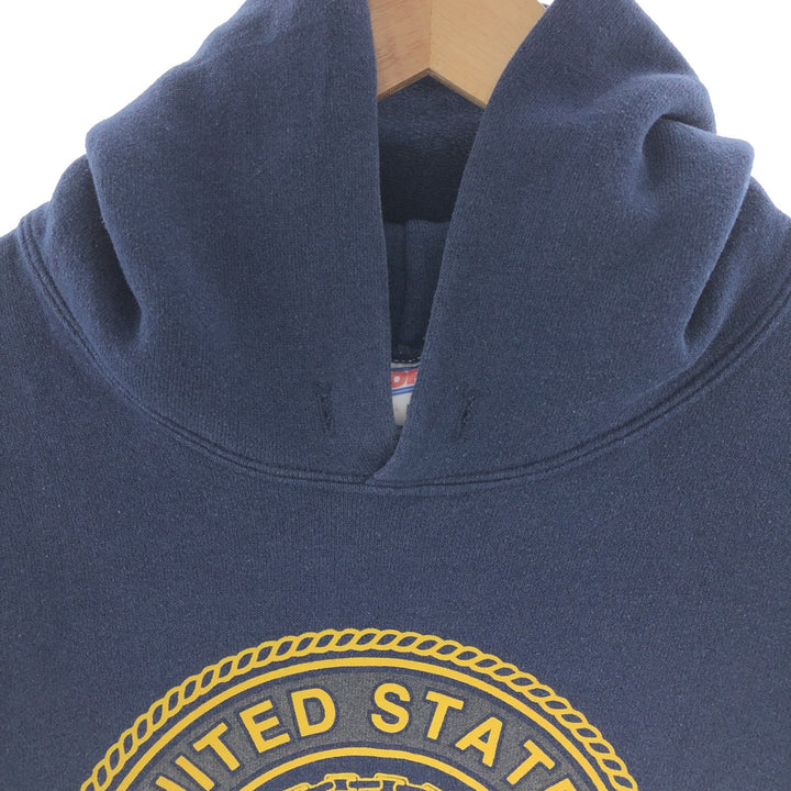 90'S Sophie SOFFE USNAVY Sweatshirt Pullover Hoodie Made in USA Men's L Size Vintage /eaa391447