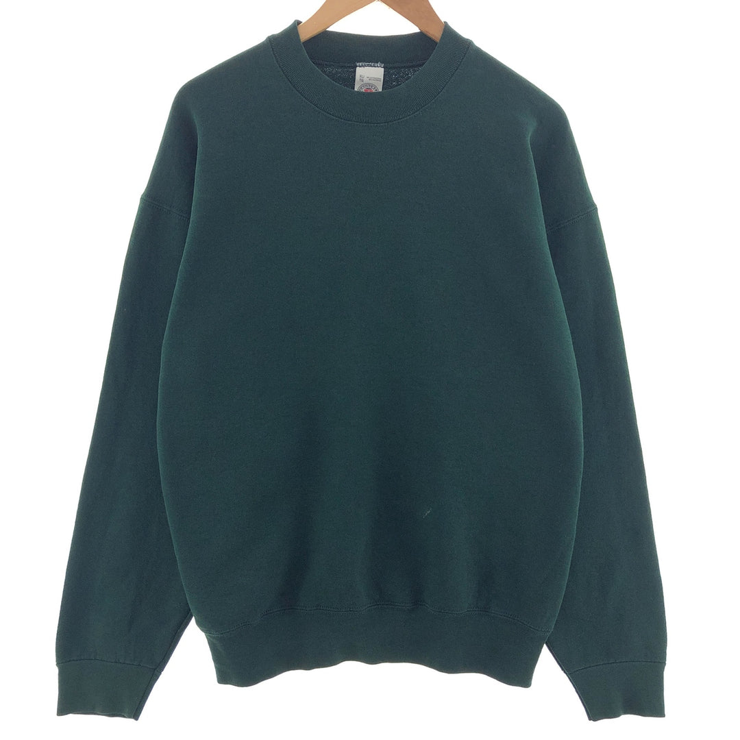 90'S MUNSINGWEAR Plain Blank Sweatshirt Trainer Made in USA Men's XL Vintage /eaa391456