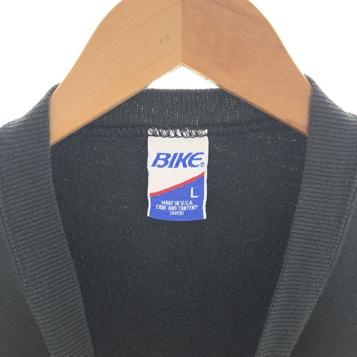 90'S BIKE plain blank sweatshirt, made in USA, men's L, vintage /eaa391480