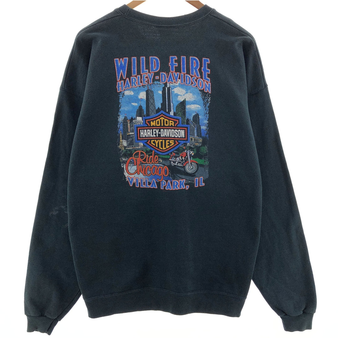 00'S Harley-Davidson Advertising Sweatshirt, Made in USA, Men's XXL /eaa391492