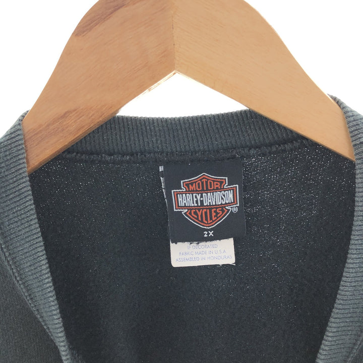 00'S Harley-Davidson Advertising Sweatshirt, Made in USA, Men's XXL /eaa391492