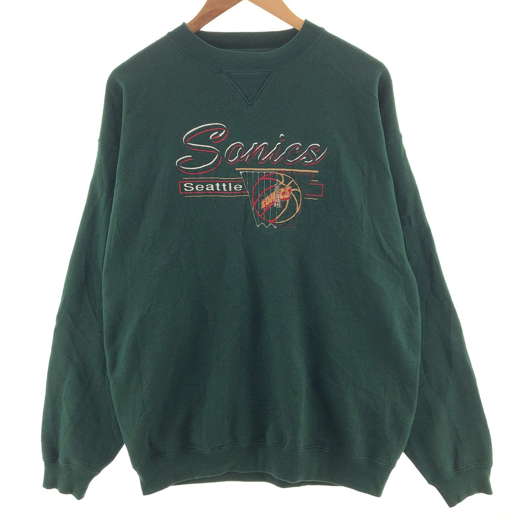 CADRE NBA SEATTLE SUPERSONICS Seattle Supersonics Printed Sweatshirt Sweatshirt Men's L /eaa391535