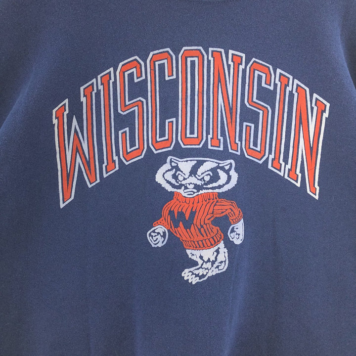 90'S Lee WISCONSIN University of Wisconsin college sweatshirt, sweatshirt, made in USA, men's XXL, vintage / eaa391635