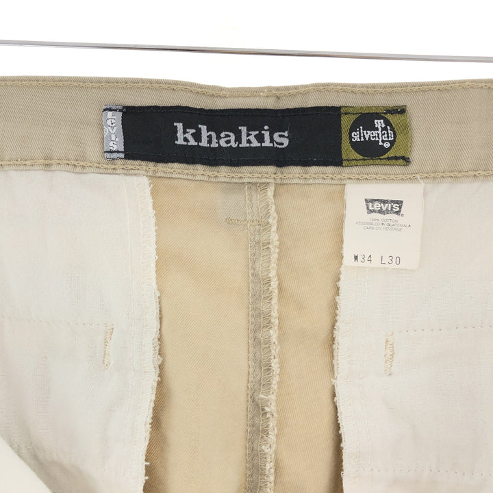 90'S Levi's SILVER TAB KHAKIS Chino Pants Men's W35 Vintage / eaa391641