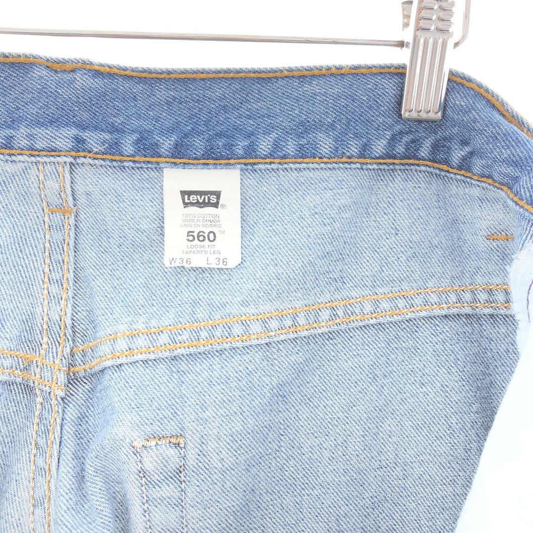 Levi's 560 LOOSE FIT TAPERED LEG tapered denim pants made in Canada men's w37 /eaa391655