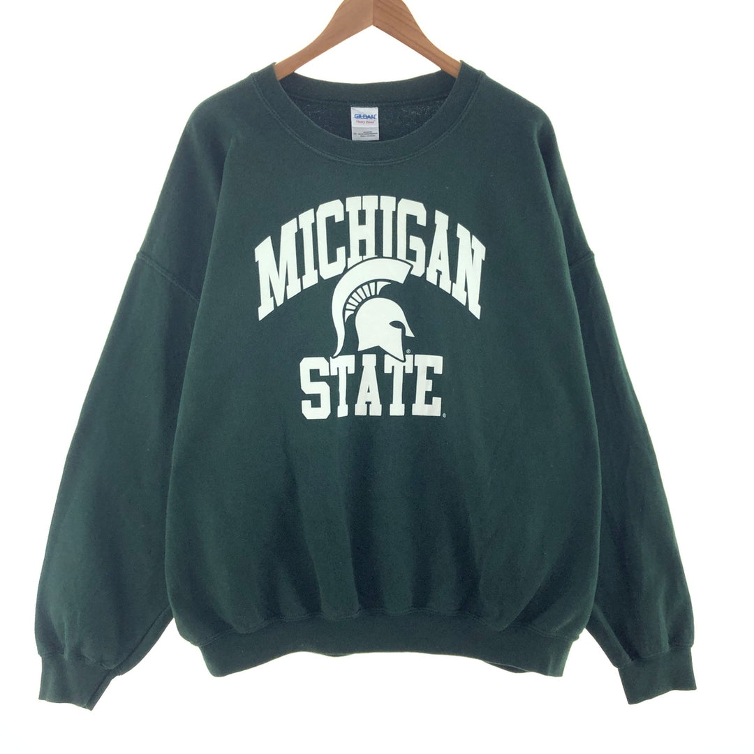 00'S Gildan MICHIGAN STATES College Sweatshirt, Men's XXL / eaa391700