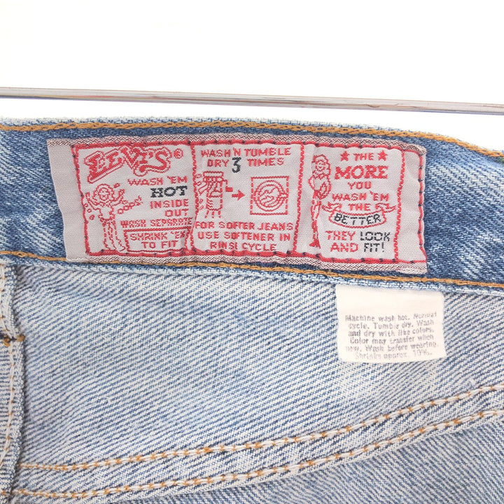 80'S Levi's 26501-0118 Straight Denim Pants Made in USA Women's L (w30) Vintage /eaa391816