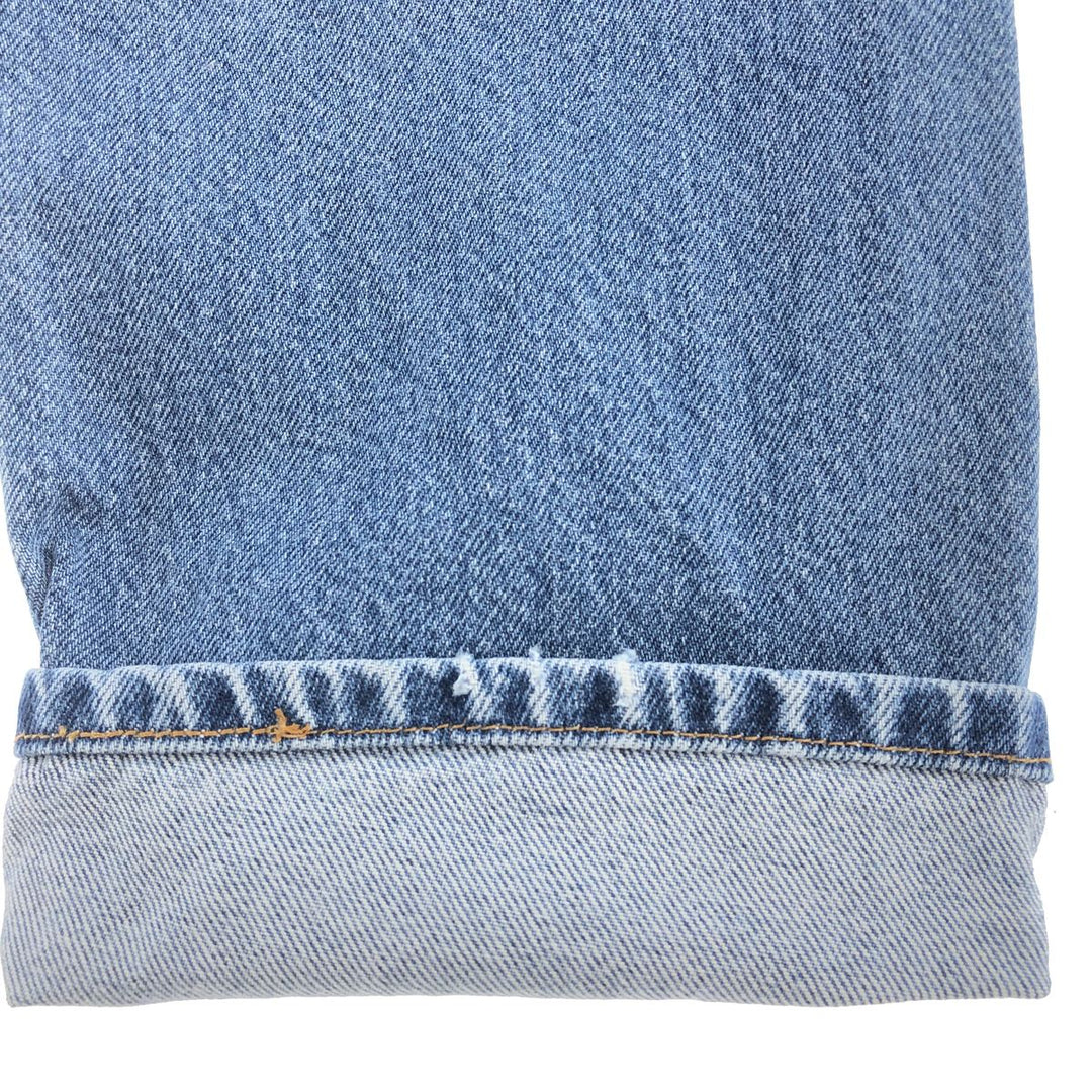 00'S Levi's 505 REGULAR FIT STRAIGHT LEG tapered denim pants women's L (w28) /eaa391817