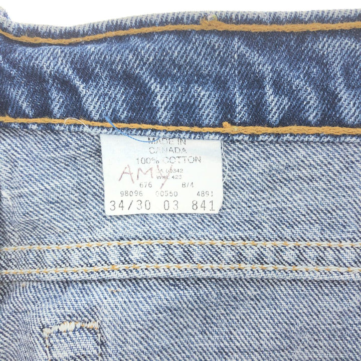 90'S Levi's 550 Tapered Denim Pants Made in Canada Men's W34 Vintage /eaa391832