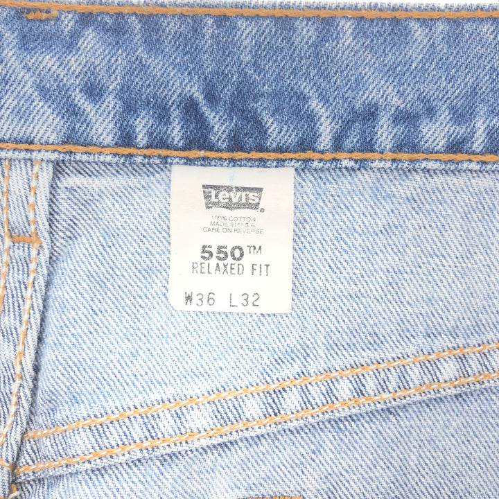 90'S Levi's 550 Relaxed Fit Tapered Denim Pants Made in USA Men's W36 Vintage /eaa391867