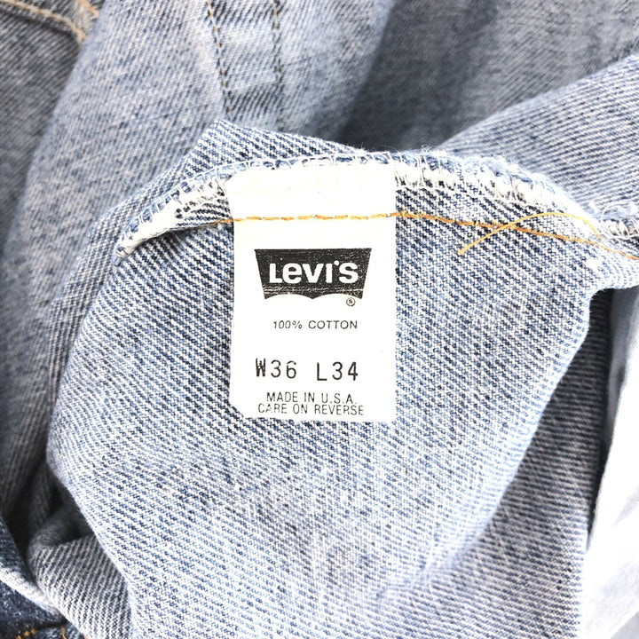 90'S Levi's 554 Tapered Denim Pants Made in USA Men's W36 Vintage /eaa391875