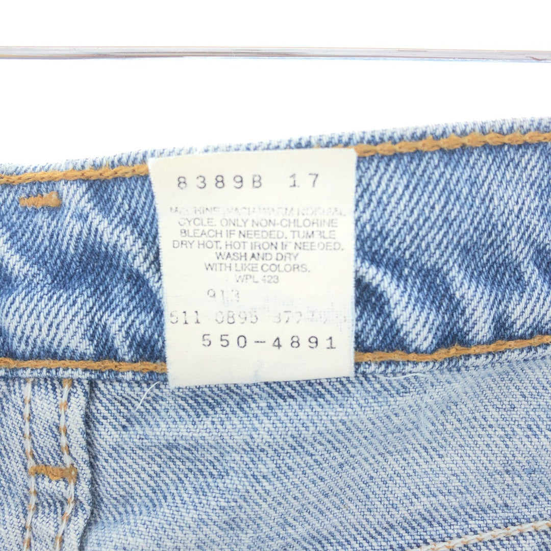 90'S Levi's 550 Relaxed Fit Tapered Leg Tapered Denim Pants Made in USA Men's W32 Vintage /eaa391887