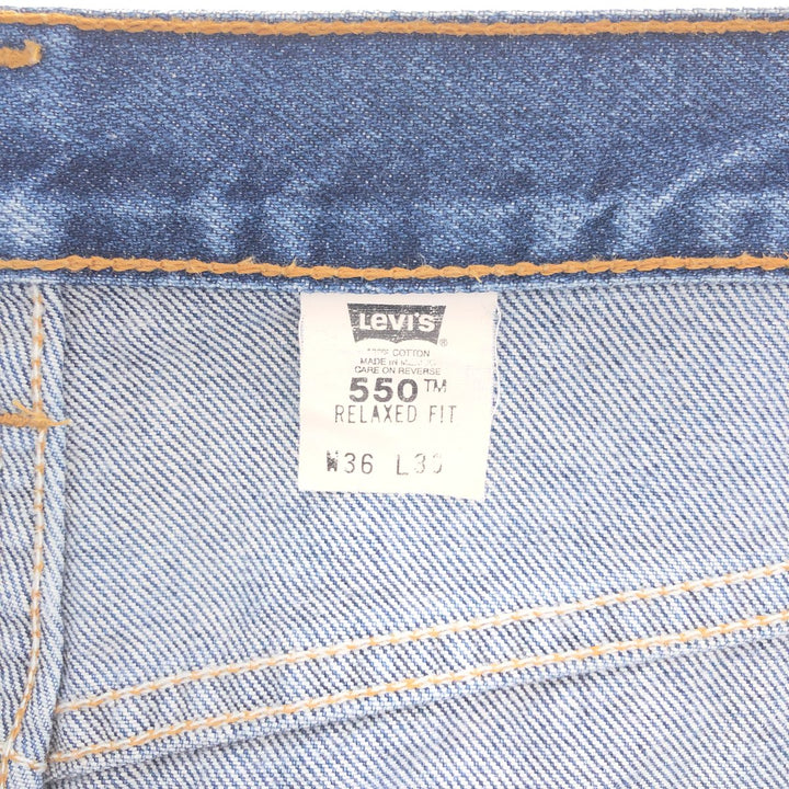 00'S Levi's 550 Relaxed Fit Tapered Denim Pants Men's W36 / eaa391895