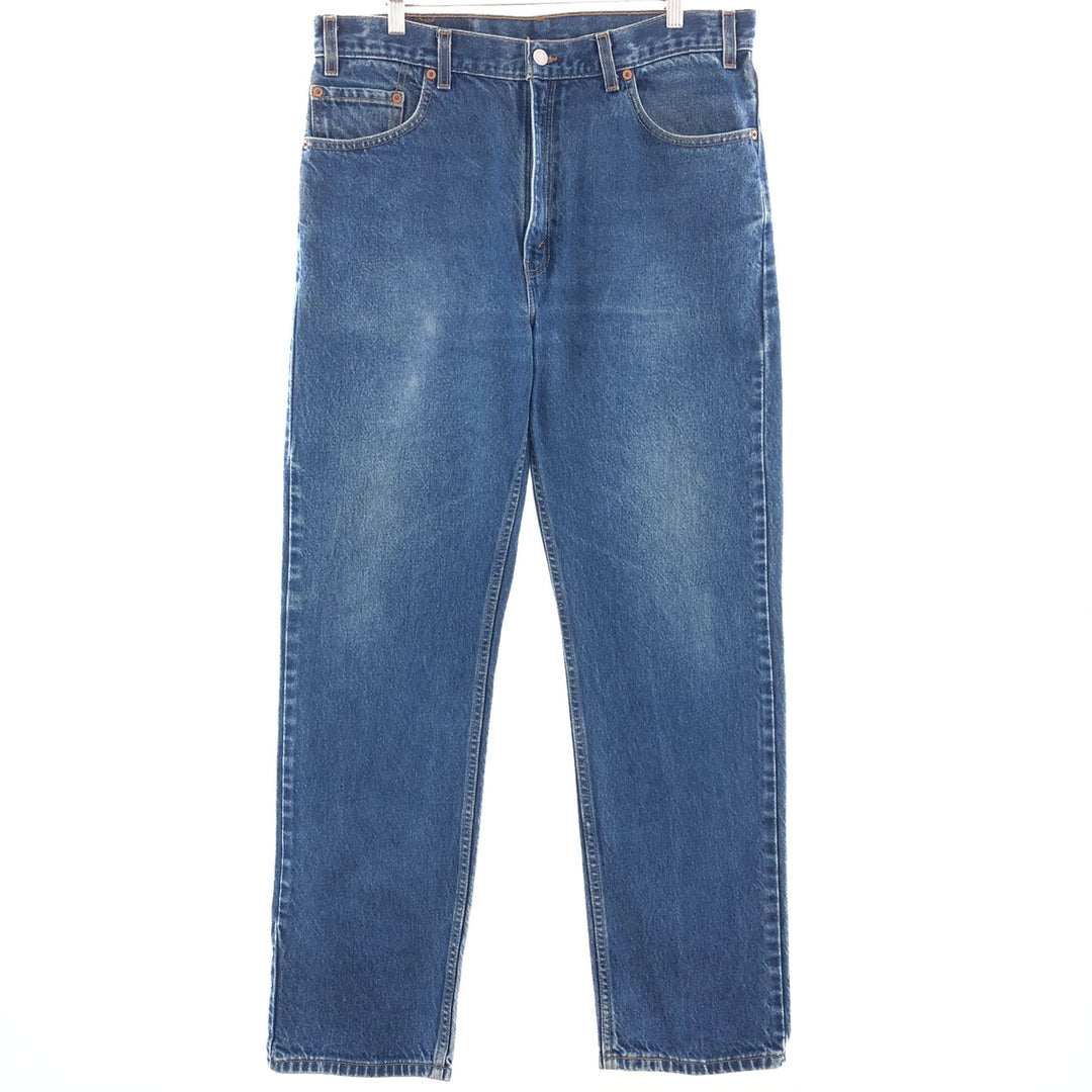 00'S Levi's 505 REGULAR FIT STRAIGHT LEG tapered denim pants made in USA men's w36 /eaa391911